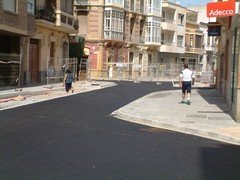 Amizián anuncia la próxima finalización del asfaltado de las calles Alcalde Muñoz y Real